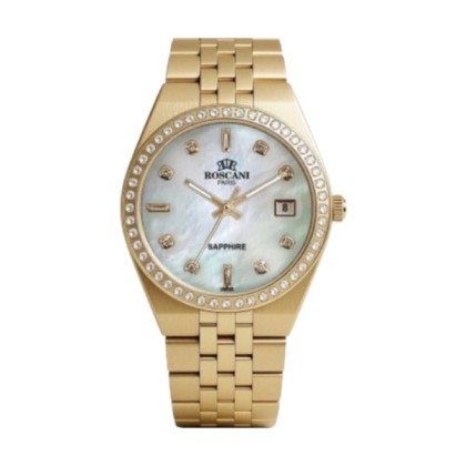 ROSCANI ROSW4685G5 DATE FUNCTION 34MM STAINLESS STEEL STRAP WOMEN WATCH